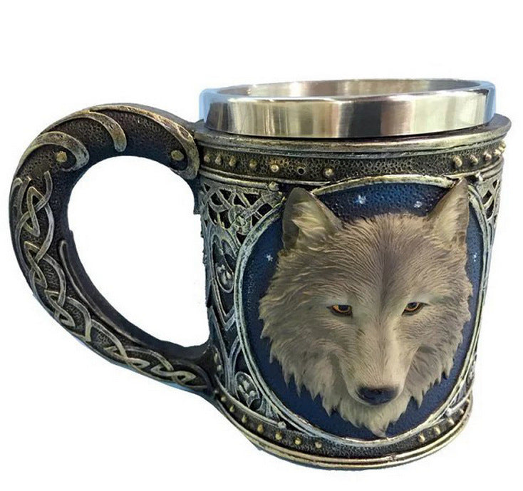 400ML 3D Skull Mug – Stainless Steel Creative Coffee & Tea Cup