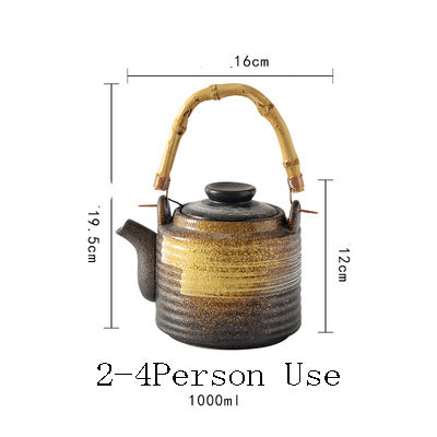 Japanese Ceramic Teapot – Large-Capacity Hand-Painted Restaurant Teapot