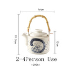 Japanese Ceramic Teapot – Large-Capacity Hand-Painted Restaurant Teapot