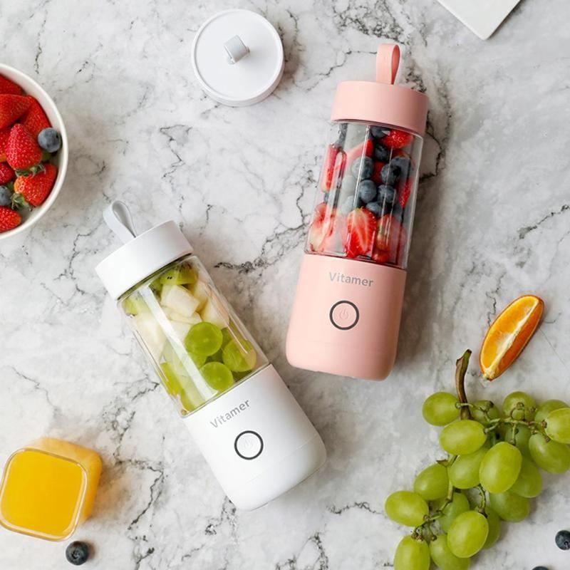 350ML Portable USB Blender – Rechargeable Smoothie & Juice Maker