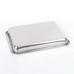 Stainless Steel Storage Tray – Square & Rectangular Kitchen Pan 27×20CM