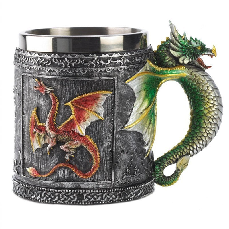 400ML 3D Skull Mug – Stainless Steel Creative Coffee & Tea Cup