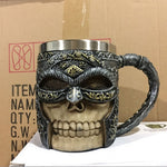 400ML 3D Skull Mug – Stainless Steel Creative Coffee & Tea Cup