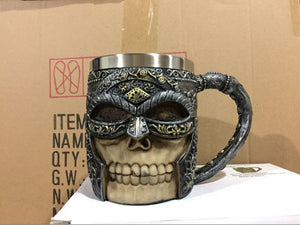 400ML 3D Skull Mug – Stainless Steel Creative Coffee & Tea Cup