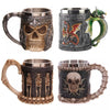 400ML 3D Skull Mug – Stainless Steel Creative Coffee & Tea Cup