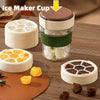 500ML Leak-Proof Iced Coffee Cup with Ice Cube Tray – Portable Cold Brew Bottle