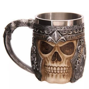 400ML 3D Skull Mug – Stainless Steel Creative Coffee & Tea Cup
