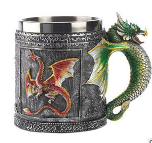 400ML 3D Skull Mug – Stainless Steel Creative Coffee & Tea Cup