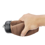 Collapsible Sports Water Bottle – Leak-Proof Reusable Silicone Football Bottle
