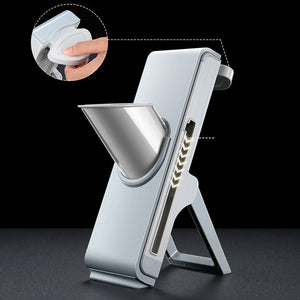 Hand-Crank Vegetable Cutter – Manual Grater & Slicer with 3 Blades
